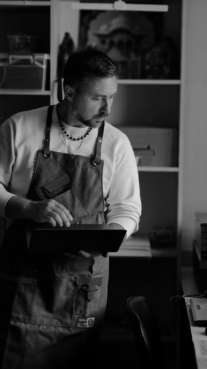 Вайшнава-прана за работой